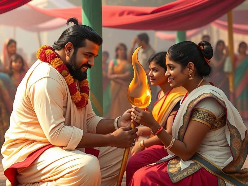 Historical cultural event gathering